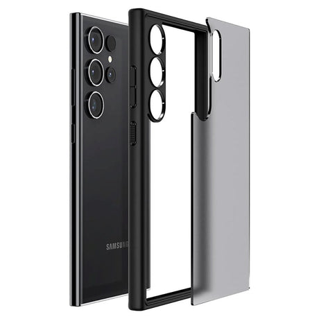 Samsung Galaxy S24 Ultra Spigen Ultra Hybrid Case - Matte Transparent / Black