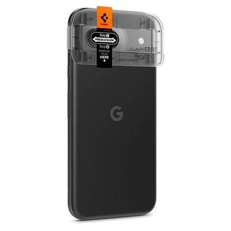 Google Pixel 8a Spigen Camera Lens Protective Glass - Black / Transparent - 2 pcs.