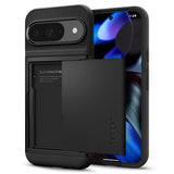 Google Pixel 9 / 9 Pro Spigen Slim Armor Case with Card Holder - Black