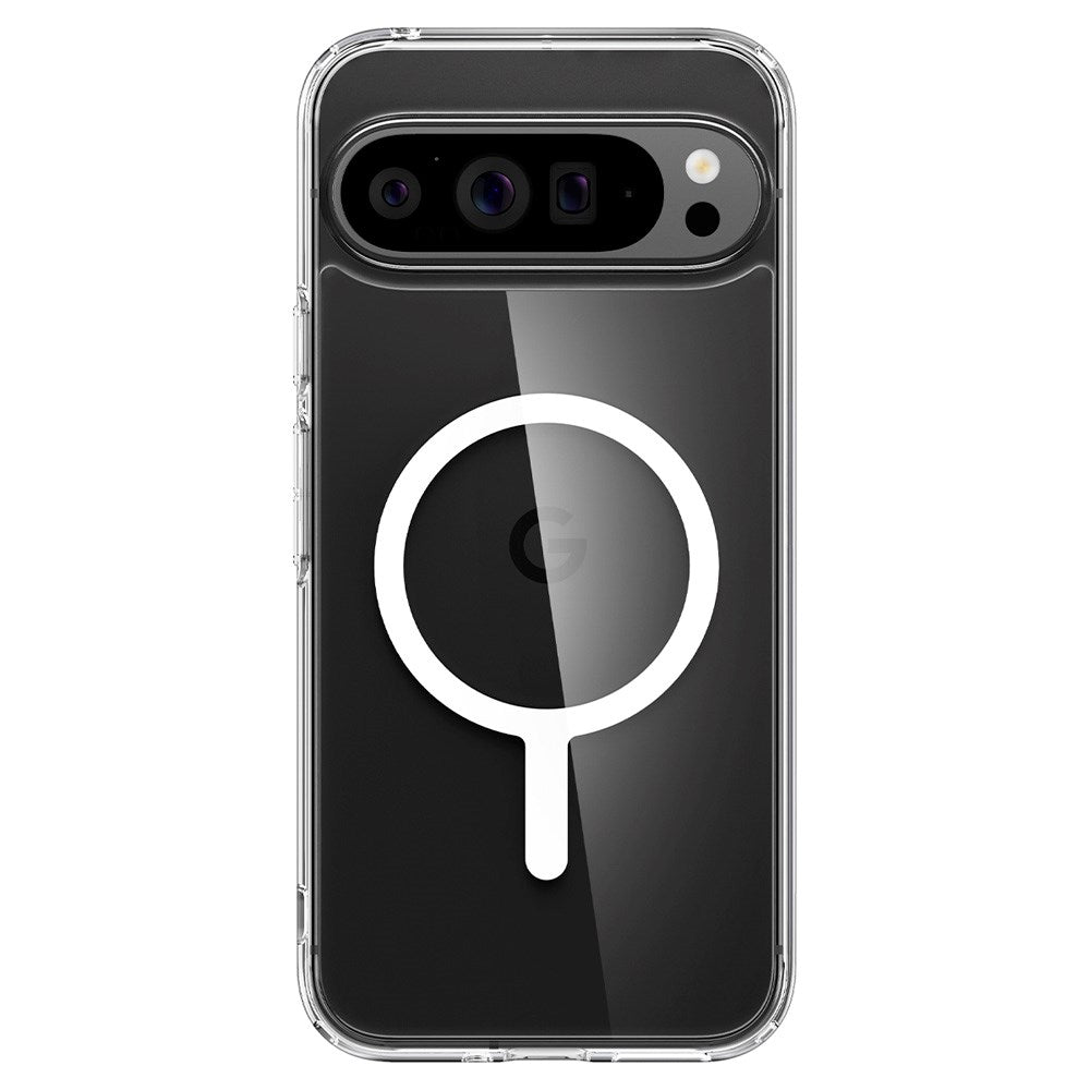 Google Pixel 9 Pro XL Spigen Ultra Hybrid Case - MagSafe Compatible - Transparent / White