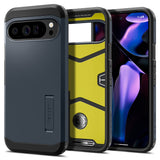 Google Pixel 9 Pro XL Spigen Tough Armor Case w. Kickstand - Grey