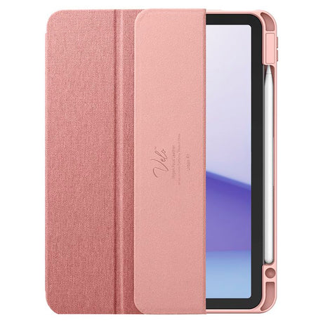 iPad Air 11" (2024) Spigen Urban Fit Fabric Case w. Pen Holder - Rose Gold