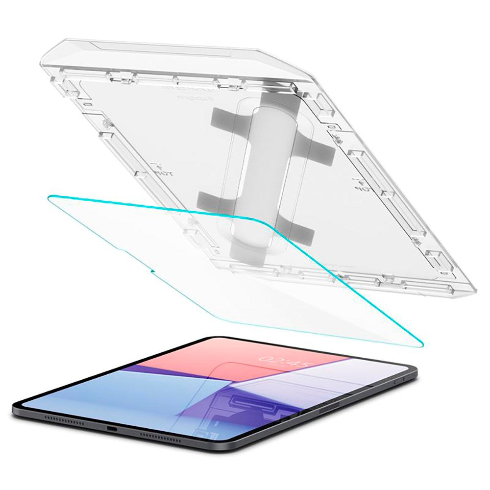 iPad Pro 11" (2024) Spigen EZ Fit Glas.tR Screen Protection - Case Friendly - Transparent