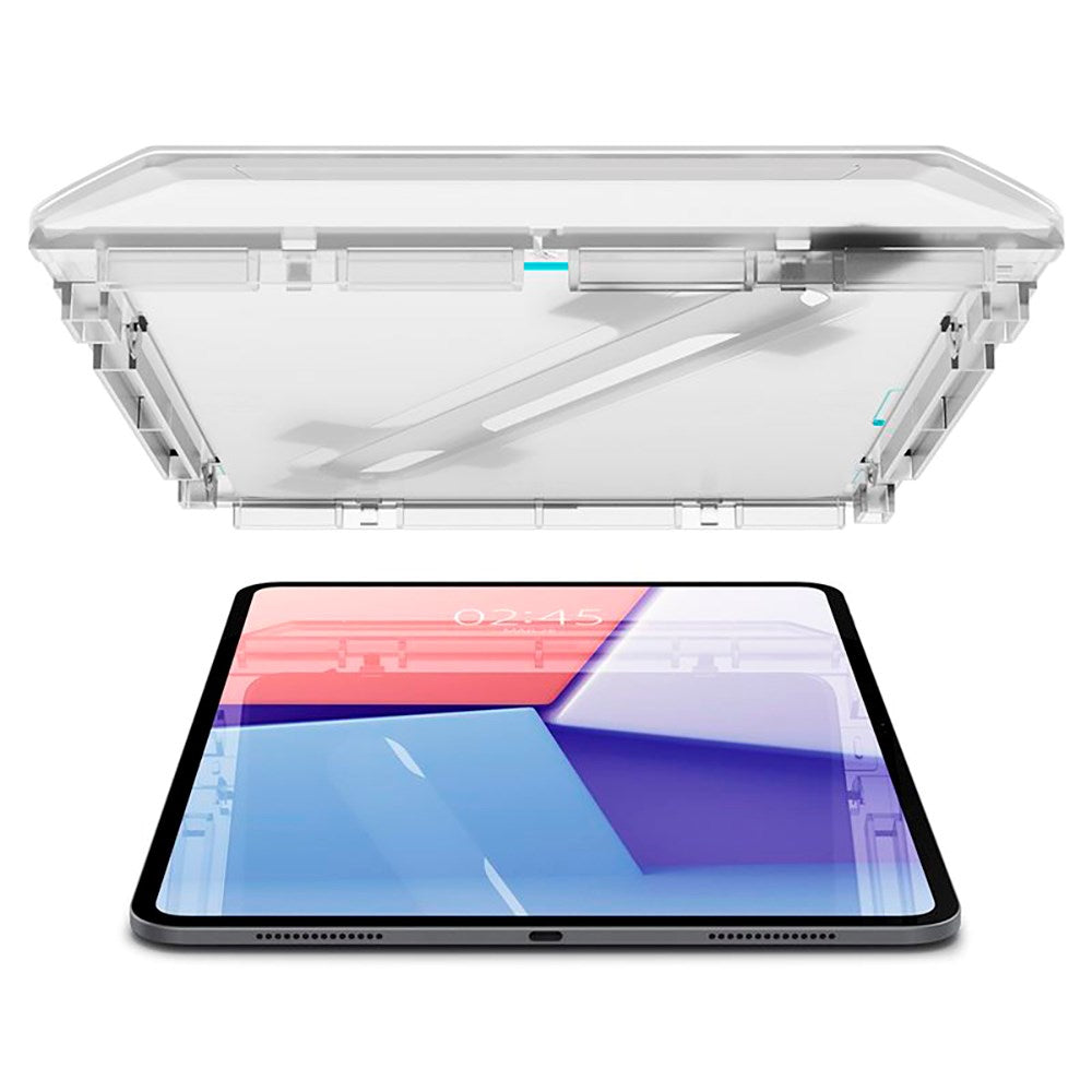 iPad Pro 13" (2024) Spigen EZ Fit Glas.tR Screen Protection - Case Friendly - Transparent