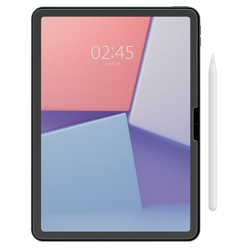 iPad Air 11" (2024) Spigen Paper Touch EZ Fit Glas.tR Screen Protection - Case Friendly - Transparent