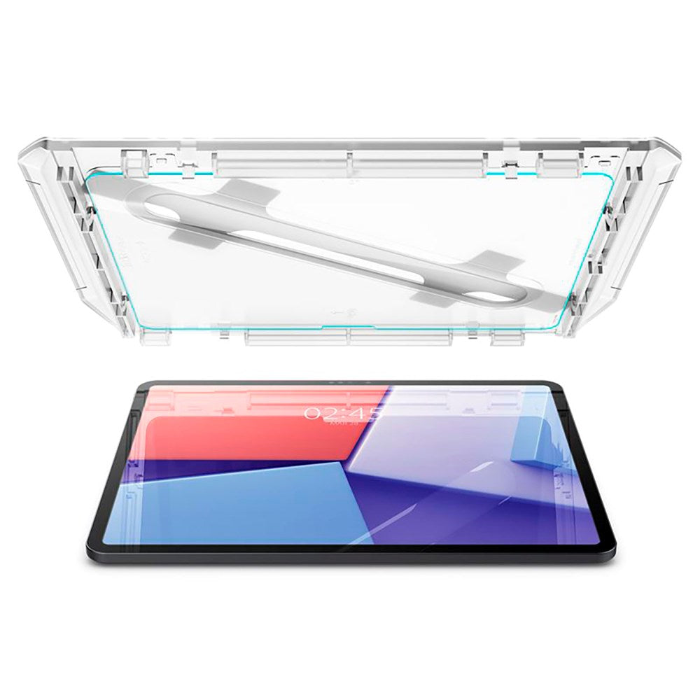 iPad Air 13" (2024) Spigen EZ Fit Glas.tR Screen Protection - Case Friendly - Transparent