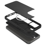 iPhone 16 Pro Max Spigen Cyrill Kajuk Mag Hybrid Case w. Strap - MagSafe Compatible - Black