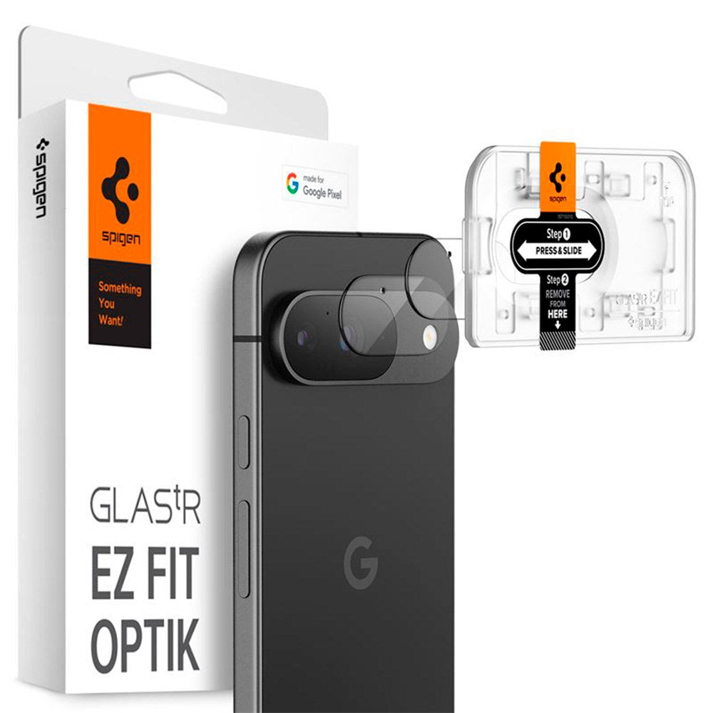 Google Pixel 9 / 9 Pro Spigen EZ Fit. tR Optik Camera Lens Protection - 2 pcs - Transparent