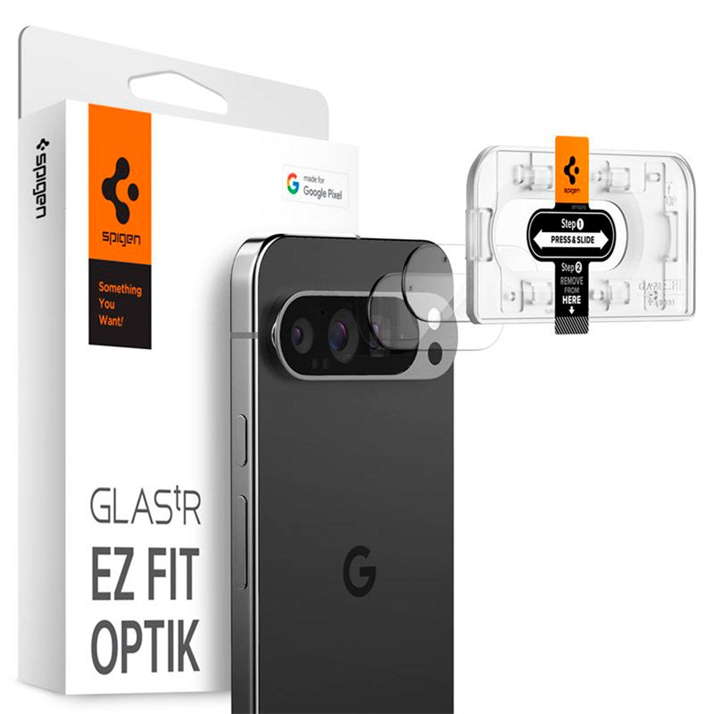 Google Pixel 9 / 9 Pro Spigen EZ Fit. tR Optik Camera Lens Protection - 2 pcs - Transparent