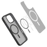 iPhone 16 Pro Max Spigen Ultra Hybrid T Case - MagSafe Compatible - Matte Transparent / Black