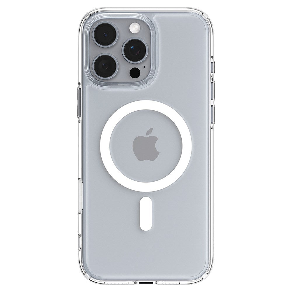 iPhone 16 Pro Spigen Ultra Hybrid T Case - MagSafe Compatible - Transparent / White