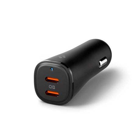 Spigen 50W Car Charger with 2x USB-C - Black