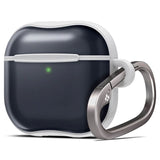 Spigen Classic C1 AirPods (4th Gen.) Hybrid Case with Carabiner - Black / White