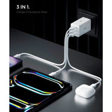 Spigen 67W Wall Charger with 2x USB-C & 1x USB-A - White