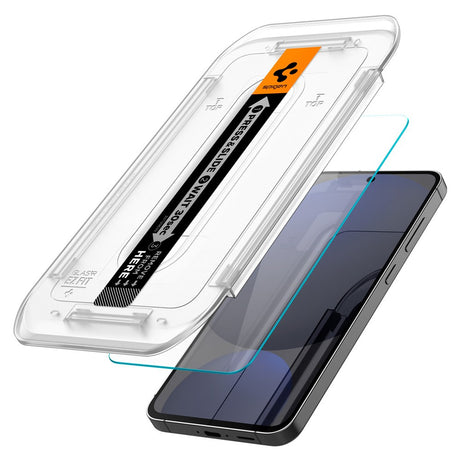 Samsung Galaxy S24 FE Spigen EZ Fit Glas.tR Screen Protection 2. Pcs - Case Friendly - Transparent