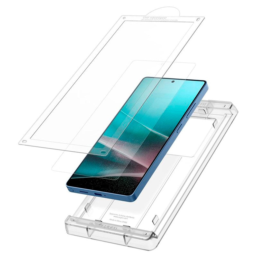 Samsung Galaxy S25 Ultra Spigen EliteShield EZ Fit Screen Protector Film - Transparent