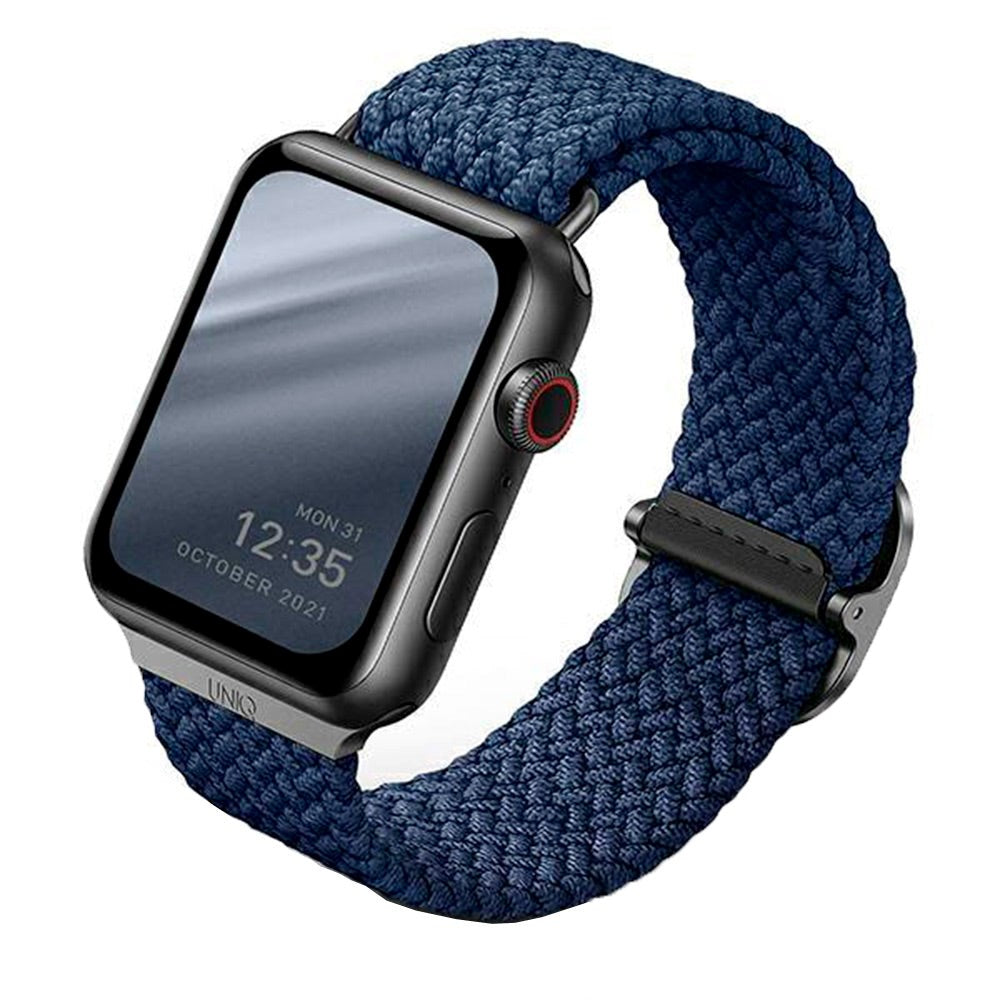 Apple Watch (38/40/SE/41/42mm) UNIQ Aspen Braided Fabric Strap - Blue