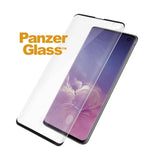 Samsung Galaxy S10 PanzerGlass Curved Glass Screen Protector - Fingerprint & Case Friendly - Black