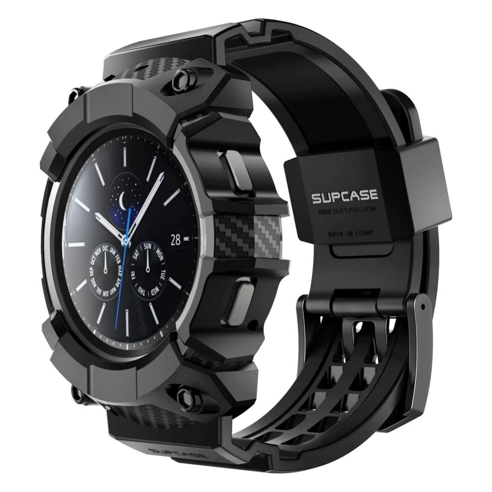 Samsung Galaxy Watch 4 (44mm) Supcase Unicorn Beetle Pro Case w. Built-In Strap Black