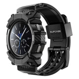 Samsung Galaxy Watch 4 (44mm) Supcase Unicorn Beetle Pro Case w. Built-In Strap Black