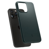 iPhone 15 Pro Max Spigen Thin Fit Case - Abyss Green