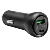 Spigen SteadiBoost Car charger PD 45W with USB-C & USB-A - Black