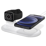 Spigen MagFit Duo 2-in-1 Apple Watch & Apple Magsafe Dock - White