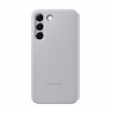 Original Samsung Galaxy S22+ (Plus) Smart LED View Wallet Case - Grey (EF-NS906PJEGEE)