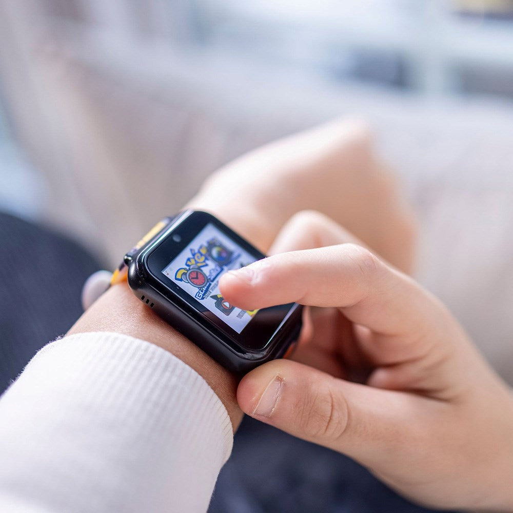 Accutime Smartwatch for Kids with Various Functions - Pokémon / Black