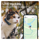 Tractive GPS Cat Mini - GPS & Bluetooth Tracker for Cat - Dark Blue