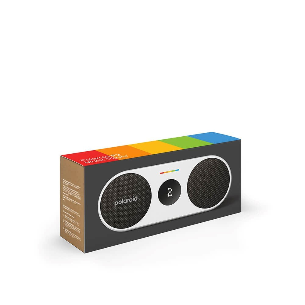 Polaroid Player P2 Portable Bluetooth Speaker - White / Black