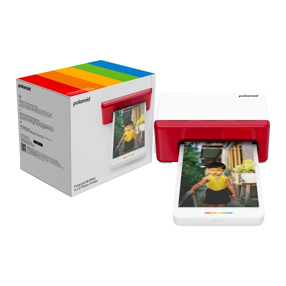 Polaroid Hi-Print Mobile Photo Printer 4"x6" - Hvid / Red