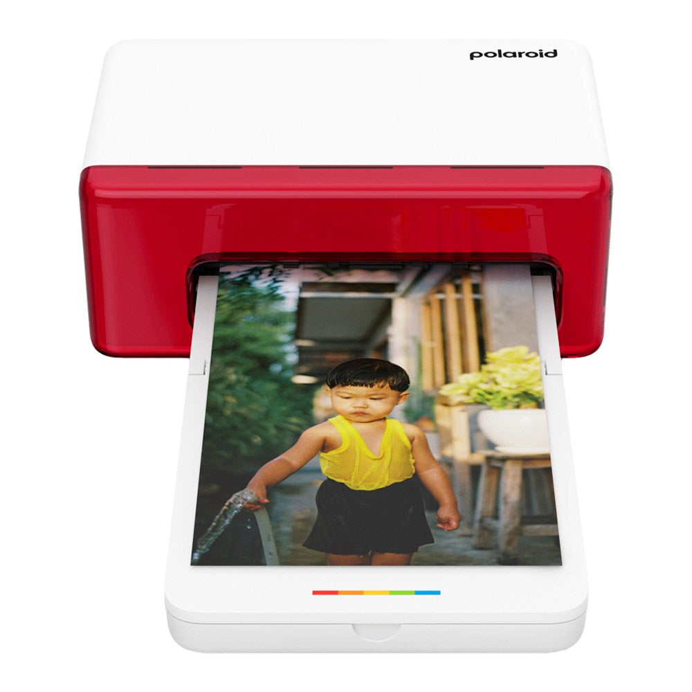 Polaroid Hi-Print Mobile Photo Printer 4"x6" - Hvid / Red