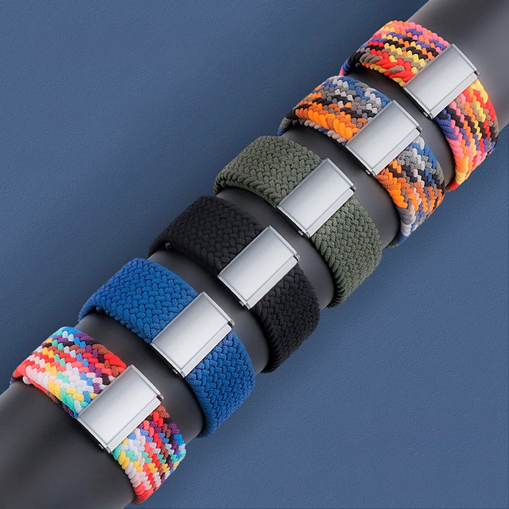 Apple Watch (42/44/SE/45/46/49mm) Hurtel Braided Fabric Strap - Multicolored v4