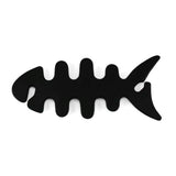 Plastic Mini Cable Reel - Fish - Black