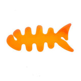 Plastic Mini Cable Reel - Fish - Orange