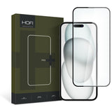 iPhone 15 Plus Hofi Glass Pro+ Screen Protector - Case Friendly - Black Edge