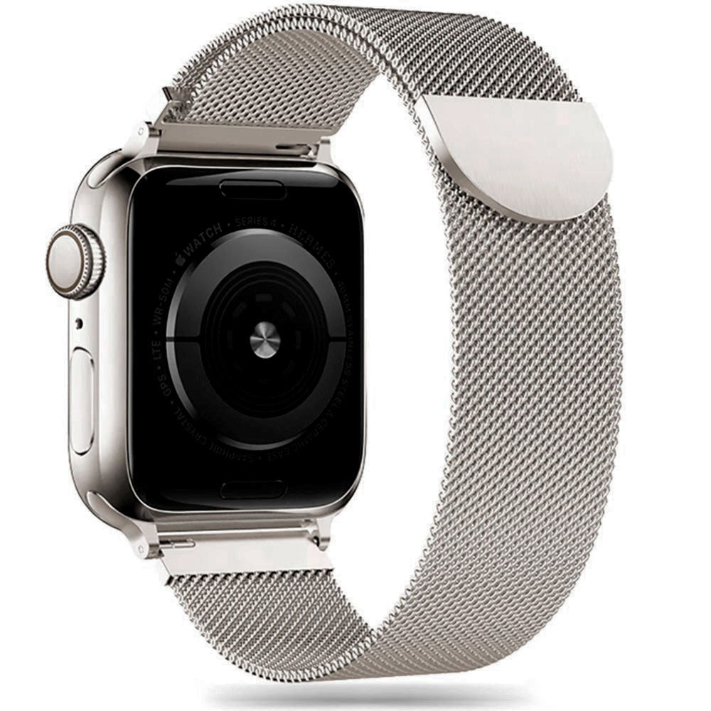 Tech-Protect Apple Watch (42/44/SE/45/46/49mm) Milanse Band Stainless Steel Strap - Steel Colored