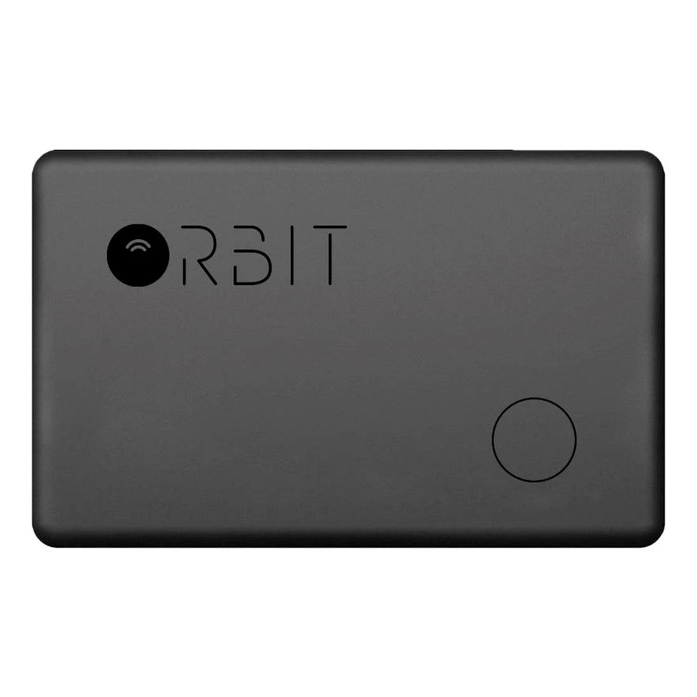 Orbit Card - Universal Tracker for Wallet and Mobile - Black