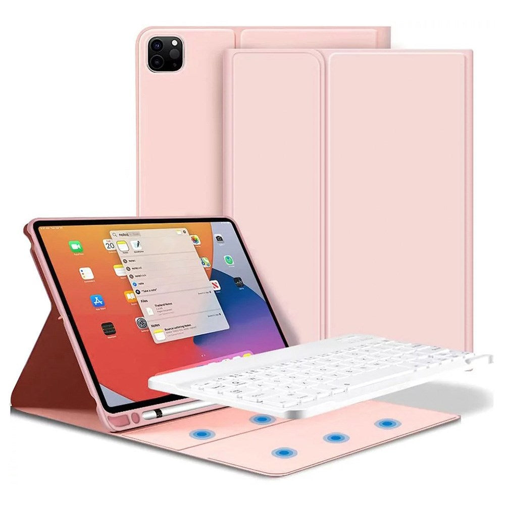 iPad Pro 11" (2022 / 2021 / 2020) Tech-Protect Keyboard Case With Pencil Holder - English Layout - Pink