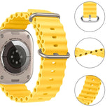 Tech-Protect Apple Watch (42/44/SE/45/46/49mm) Iconband Pro Silicone Strap - Yellow