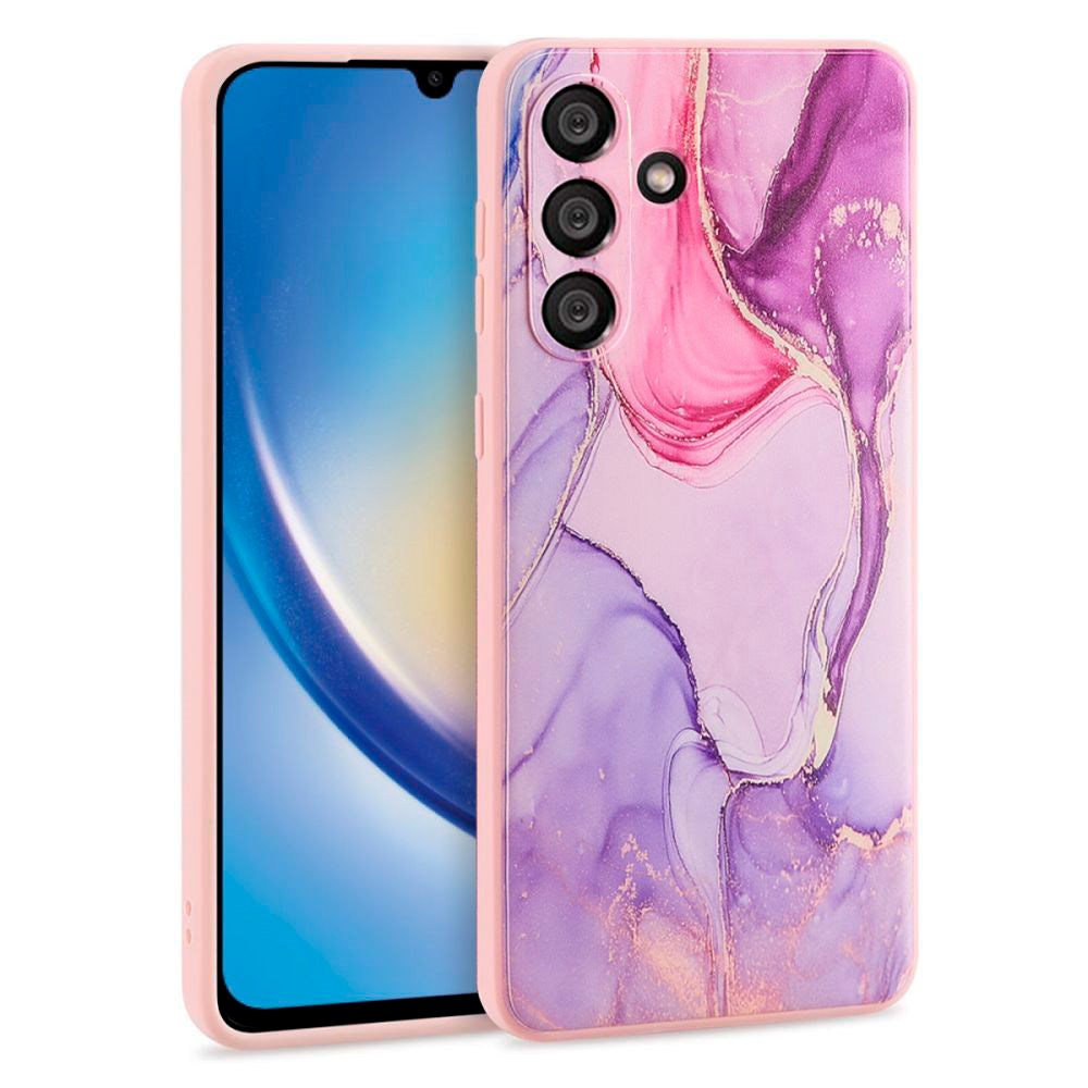 Samsung Galaxy A34 (5G) Tech-Protect Flexible Plastic Case - Colorful Marble