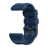 Universal Garmin 22mm QuickFit Iconband Tech-Protect Line Silicone Strap - Navy Blue