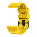 Universal Garmin 22mm QuickFit Iconband Tech-Protect Line Silicone Strap - Yellow