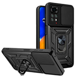 Xiaomi Redmi Note 11 Pro / 12 Pro (5G) Tech-Protect Camshield Case with Magnetic Ring & Stand Function - Black