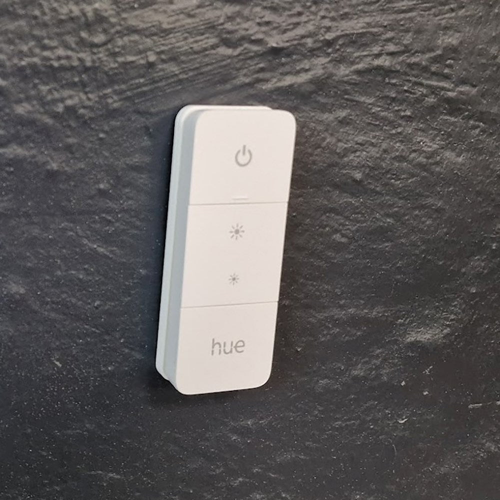 Light Solutions - Invisible Bracket for Philips Hue Dimmer Switch V2 - White