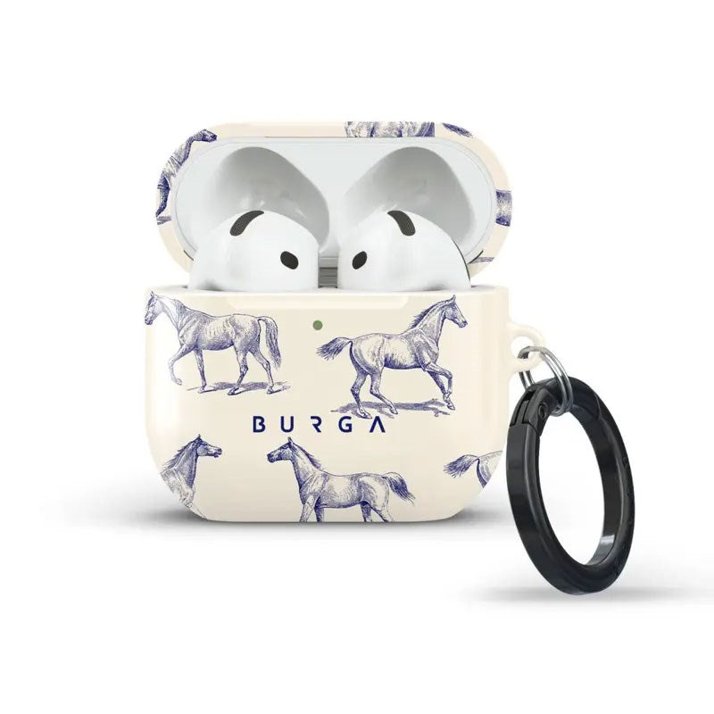 Apple AirPods (4th Gen) Burga Case with Carabiner - Derby Race