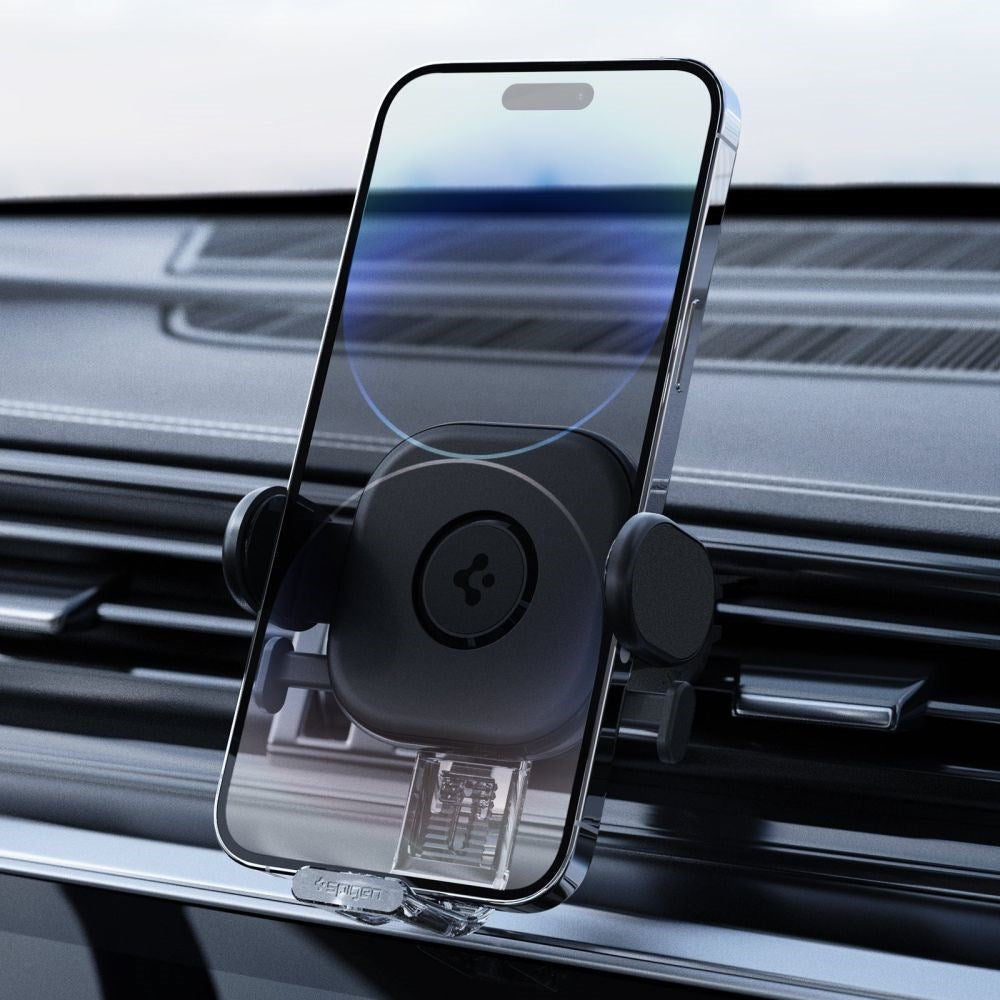 Spigen OneTap Mobile Phone Holder for Car - Ventilation System - Black