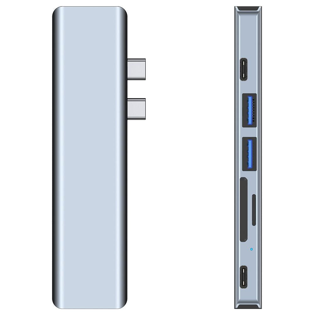 Tech-Protect V5-Hub Multi Adapter 7in1 - Grey