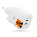 Spigen Quantum Boost ArcStation GaN 65W Wall Charger with 2 x USB-C - White